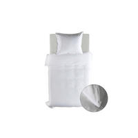 BETTWÄSCHE Suite-Dubai Makosatin 155/220 cm  - Weiß, Basics, Textil (155/220cm)