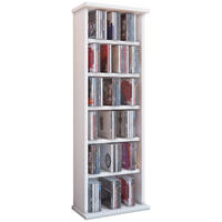 CD-Regal in Weiß - Weiss, Konventionell, Holzwerkstoff (31/92/18cm) - MID.YOU