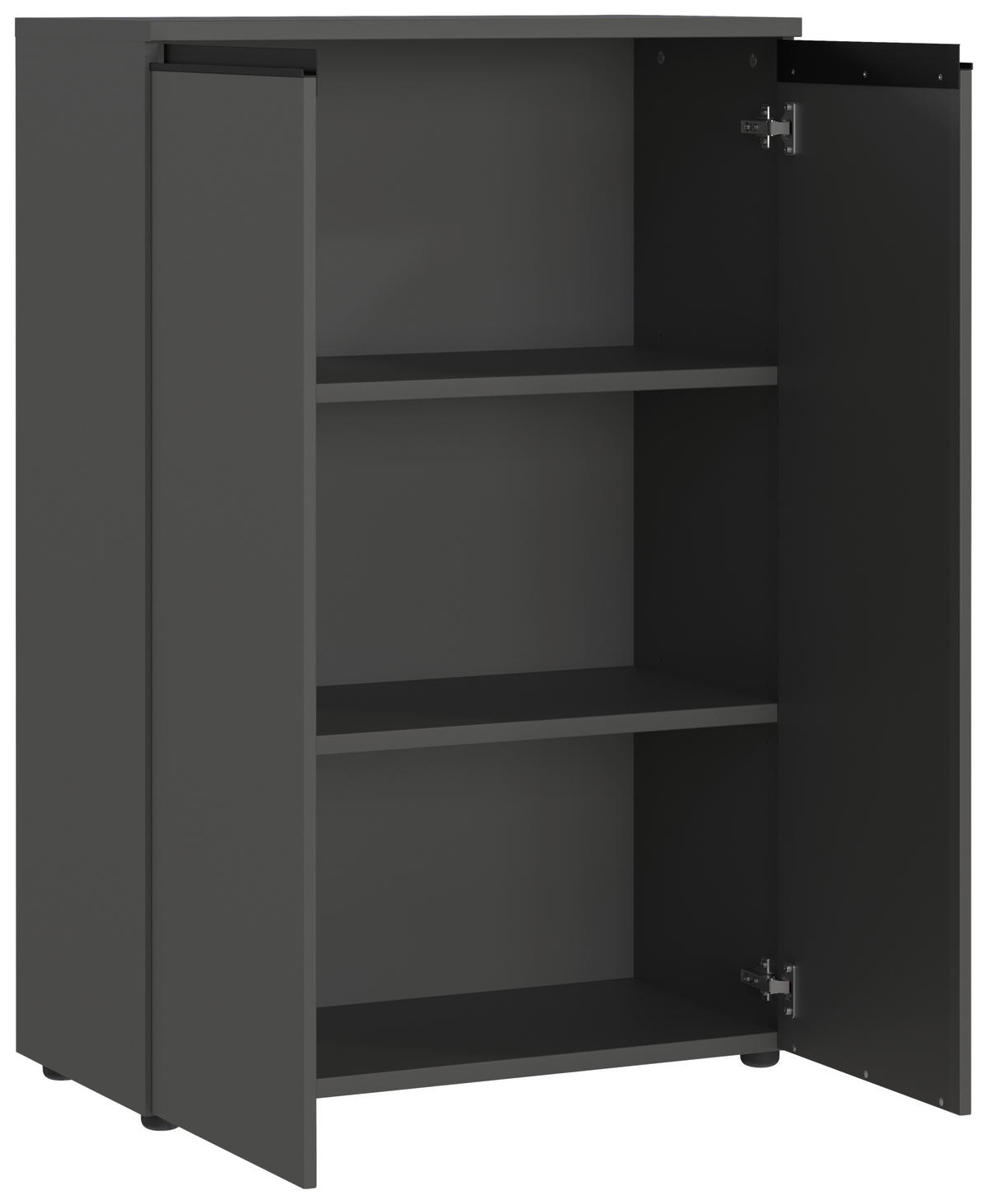 AKTENSCHRANK 81/120/40 cm  - Graphitfarben, MODERN, Holzwerkstoff (81/120/40cm) - Germania