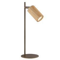 TISCHLEUCHTE LAKEWOOD 15/45,8/21 cm  - Braun, Design, Holz/Metall (15/45,8/21cm)