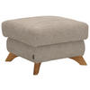 HOCKER in Textil Beige  - Eichefarben/Beige, Modern, Holz/Textil (65/47/65cm) - Valnatura