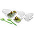 SCHÜSSELSET Glas, Kunststoff 6-teilig - Transparent/Grün, Basics, Glas/Kunststoff - Homeware SCHÜSSELSET Glas, Kunststoff 6-teilig - Transparent/Grün, Basics, Glas/Kunststoff - Homeware