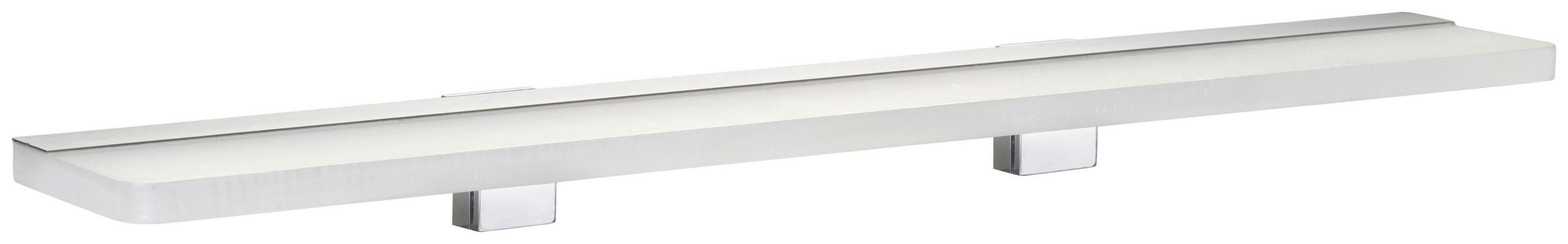 AUFBAULEUCHTE 50/4/8 cm   - Alufarben, Basics, Kunststoff (50/4/8cm)