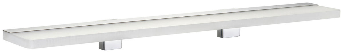 AUFBAULEUCHTE 50/4/8 cm   - Alufarben, Basics, Kunststoff (50/4/8cm)