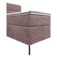 BOXSPRINGBETT 160/200 cm  in Altrosa  - Schwarz/Altrosa, Design, Textil/Metall (160/200cm) - Esposa