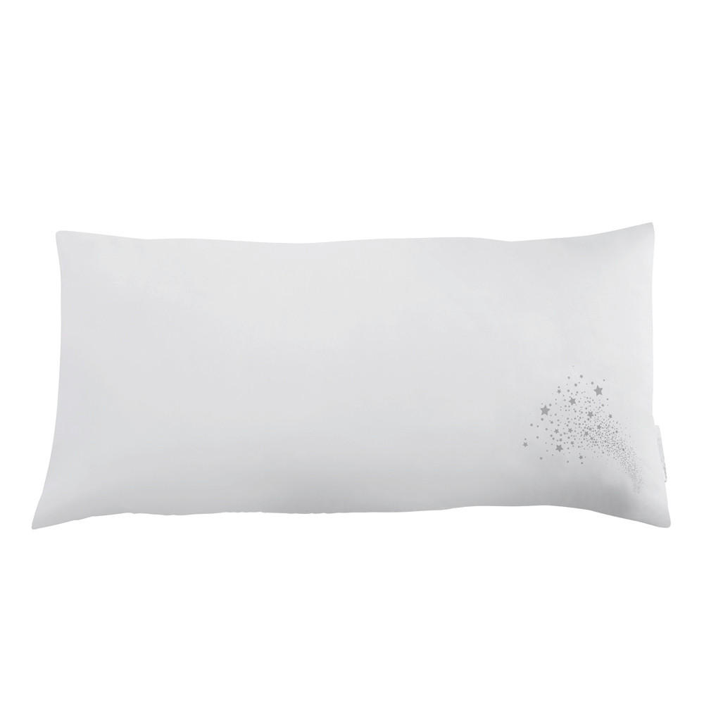 Mikrofaserkissen Jan, weißgrau 40/80 cm  Jan  - Weiß/Grau, Basics, Textil (40/80cm)