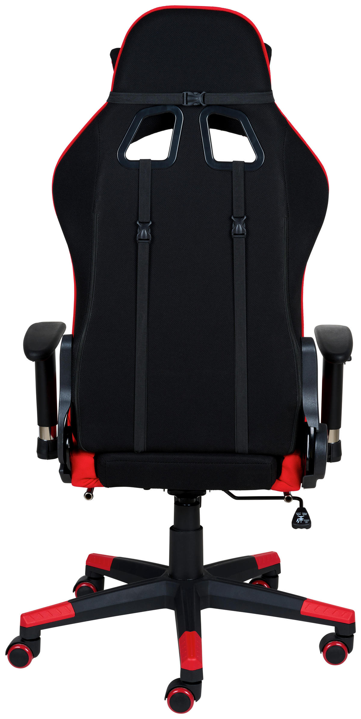 GAMINGSTUHL Rot, Schwarz Metall, Kunststoff, Textil   - Rot/Schwarz, Design, Kunststoff/Textil (67/137/63cm) - Xora