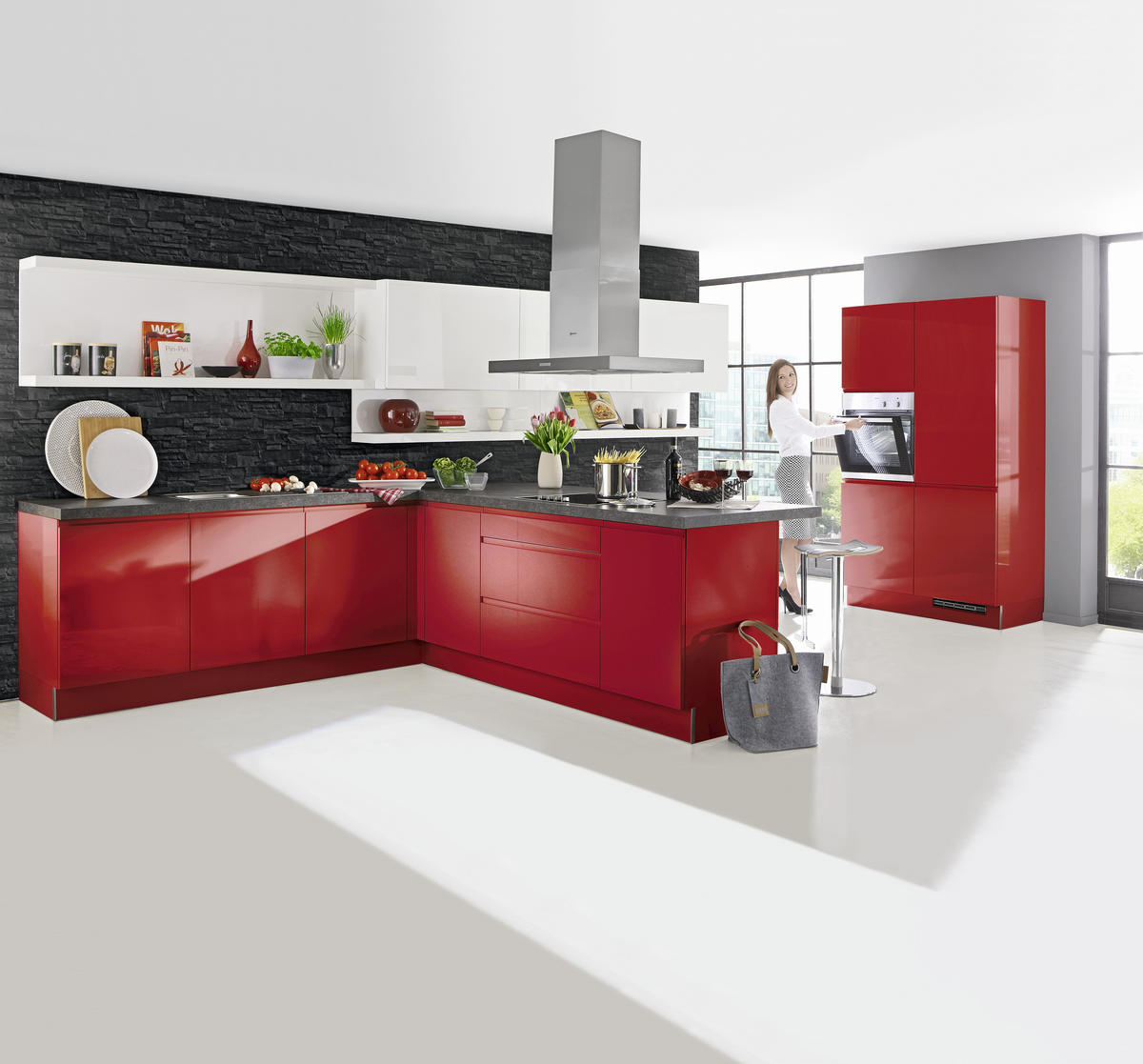 KUCHYNĚ NA MÍRU DK506 - Design, kompozitní dřevo - Dieter Knoll
