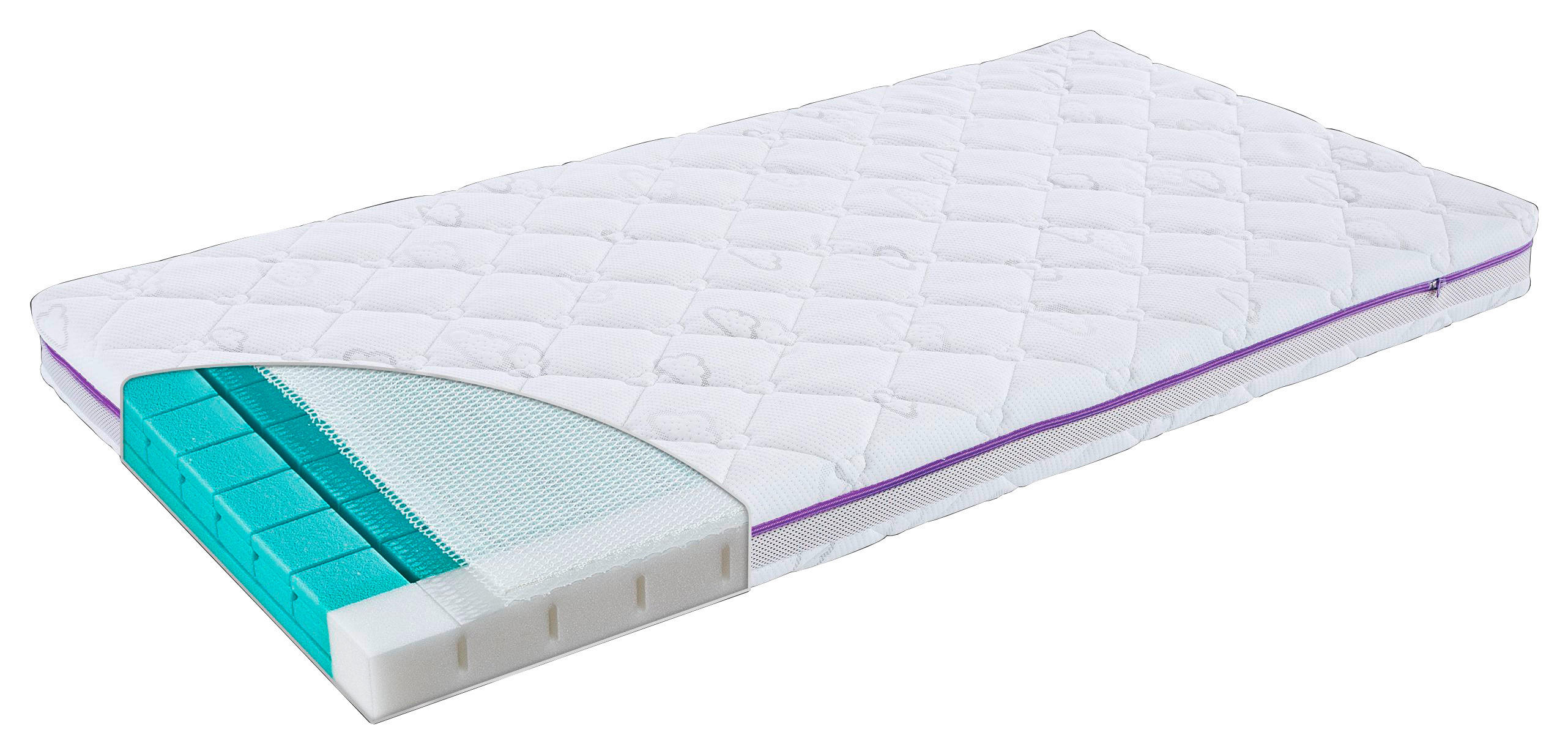 Träumeland Kindermatratze Frühlingsluft Weiß 70x140 cm
