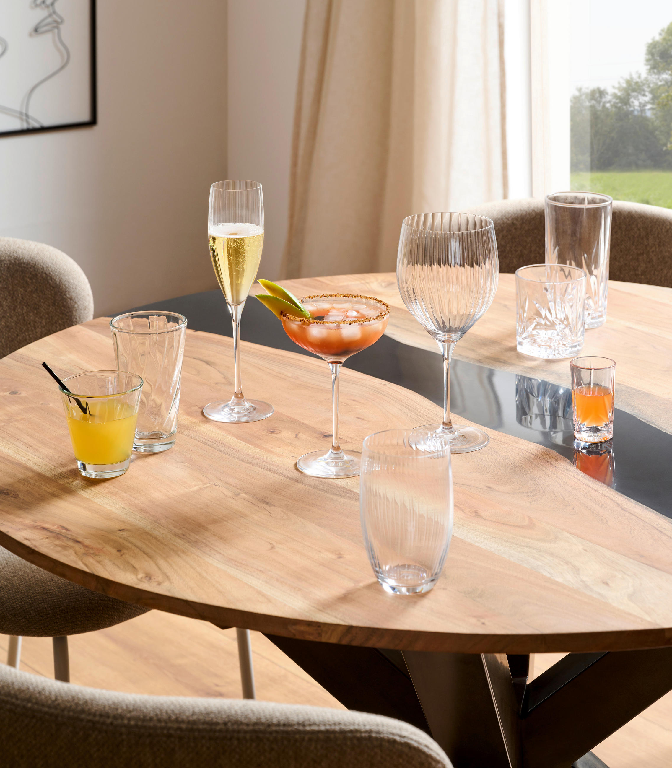 CHAMPAGNERGLAS 260,00 ml - Transparent, Trend, Glas (260ml) - Leonardo