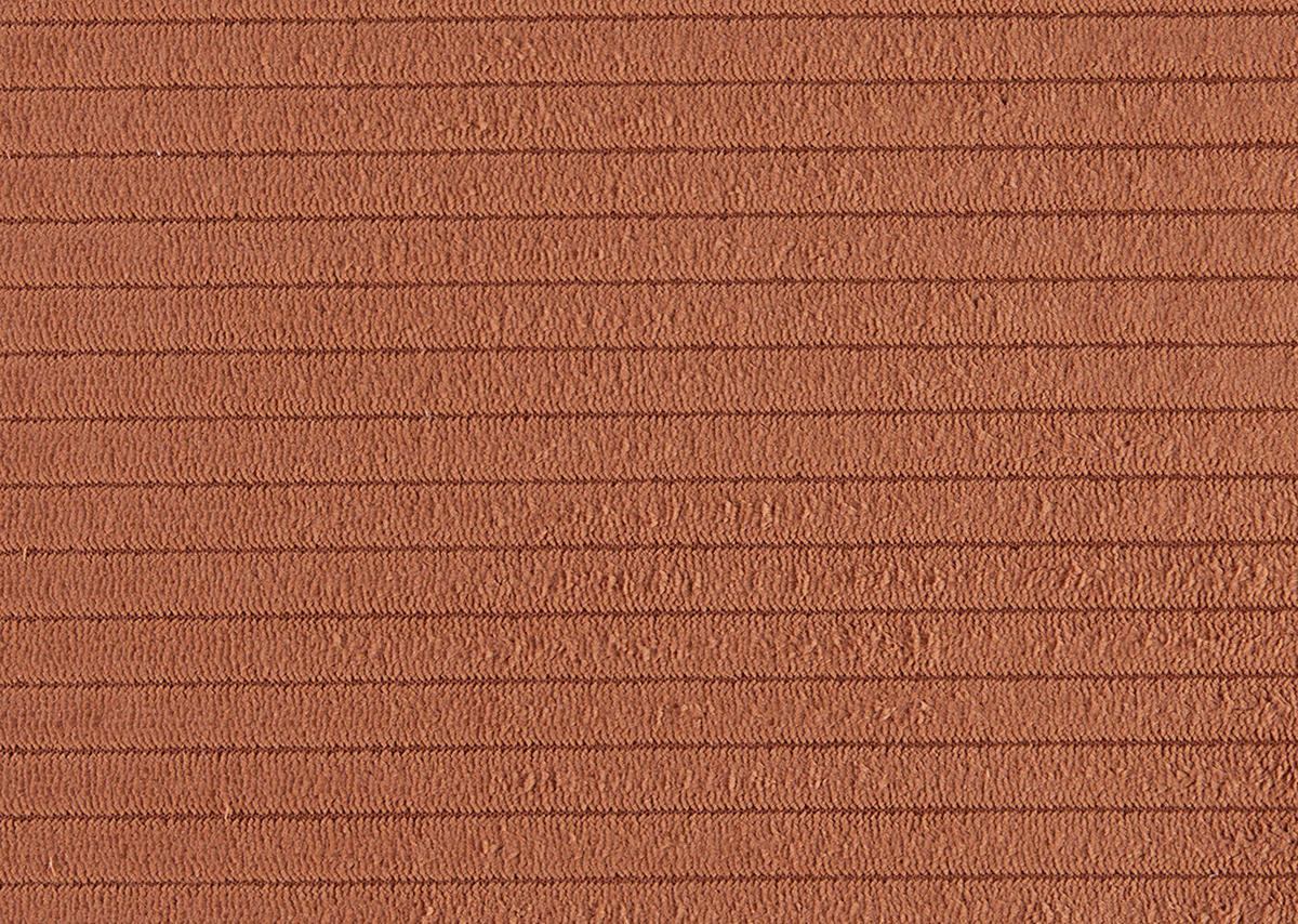 SCHLAFSOFA Cord Rostfarben  inkl. Bettkasten, Schlaffunktion, Armteilverstellung  - Rostfarben/Schwarz, Design, Textil/Metall (200/85/90cm) - Novel