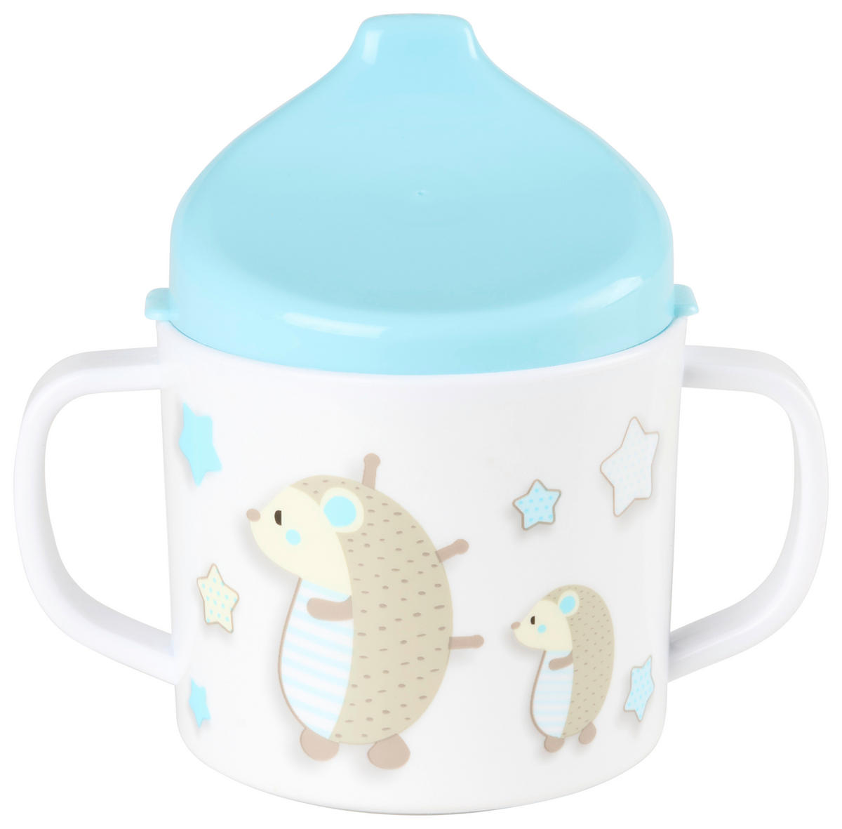 KINDERBECHER  - Blau/Weiss, Trend, Kunststoff (7,5/10cm) - My Baby Lou