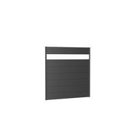 SICHTSCHUTZ  - Dunkelgrau, Basics, Kunststoff (180/182/4,4cm) - Biohort
