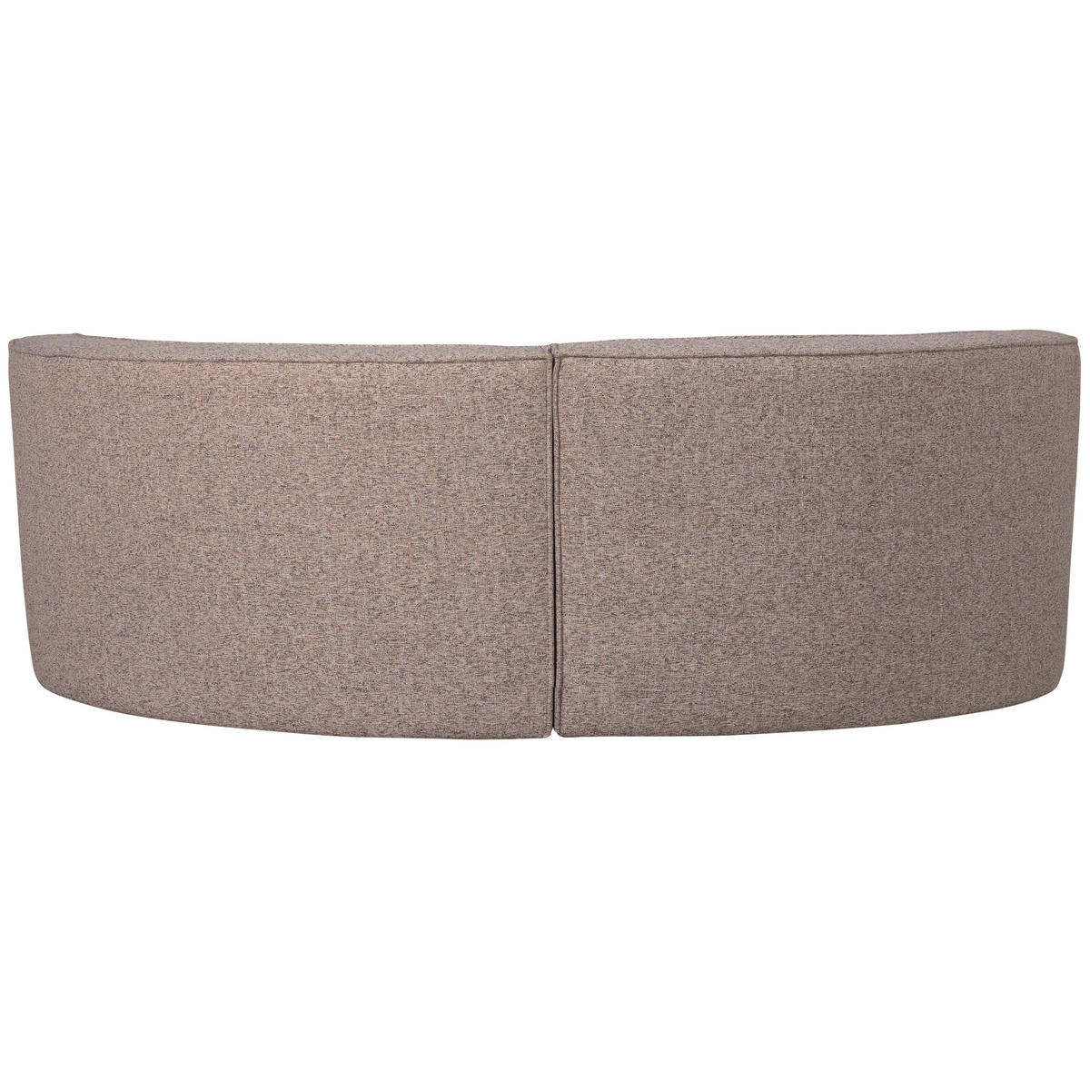 ECKBANK  in Sandfarben  - Sandfarben/Schwarz, Design, Kunststoff/Textil (262/85/131cm) - Livetastic