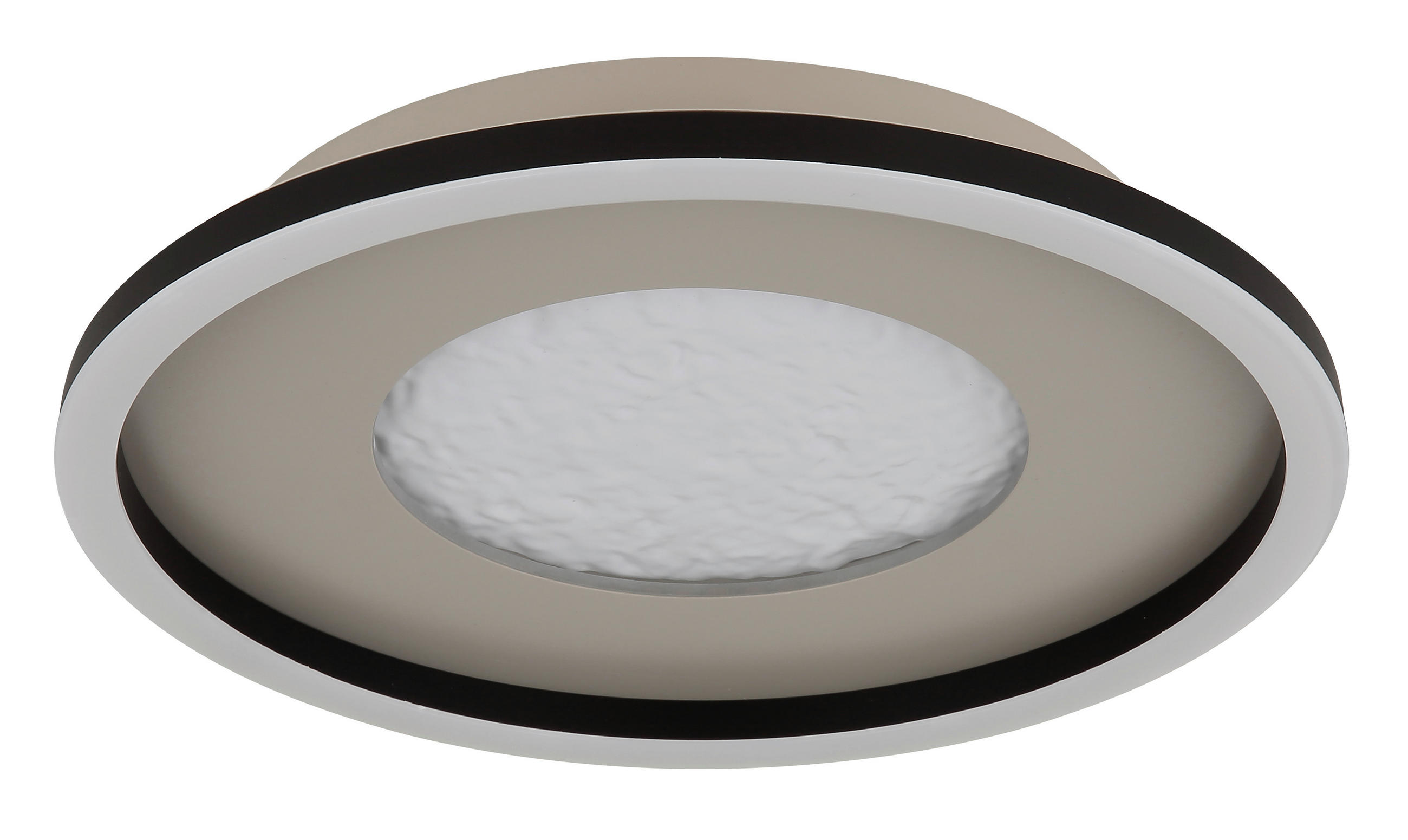 LED-DECKENLEUCHTE 33/5,7 cm   - Klar/Schwarz, Basics, Kunststoff/Metall (33/5,7cm) - Globo