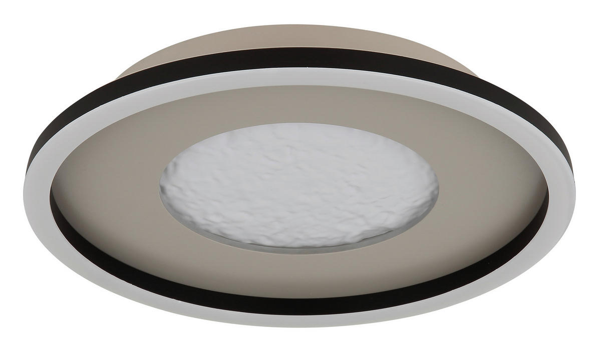 LED-DECKENLEUCHTE  33/5,7 cm    - Klar/Weiss, Basics, Kunststoff/Metall (33/5,7cm) - Globo