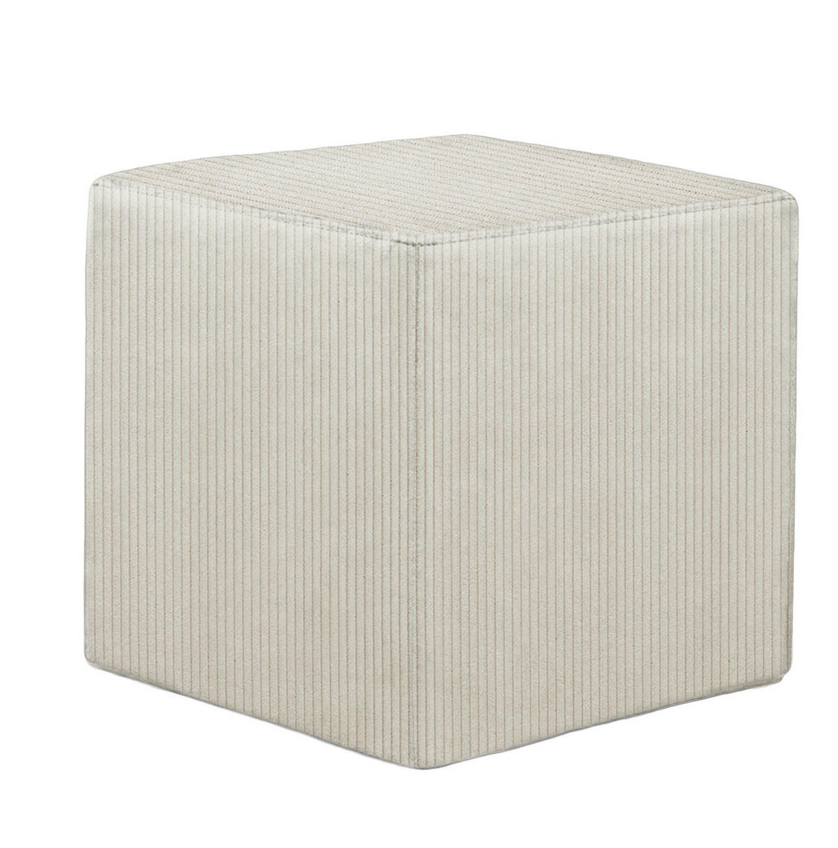 TABURE tekstil  bijela        - bijela/crna, Moderno, tekstil (38/38/38cm)