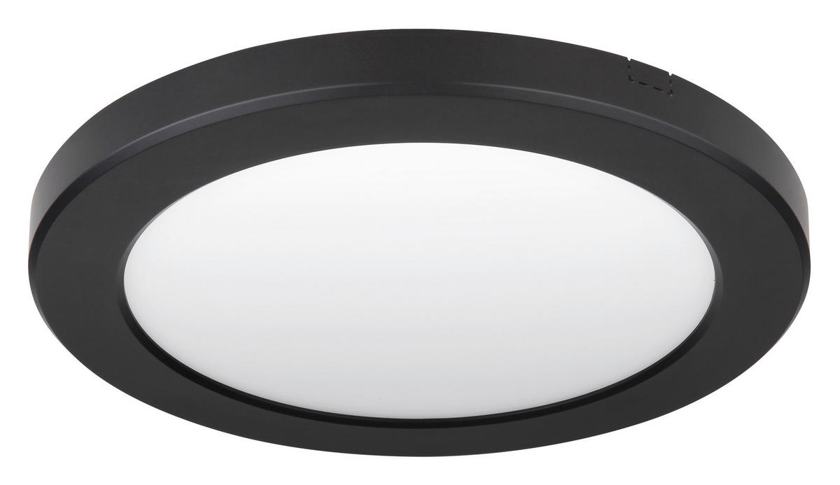 LED SVJETILJKA STROPNA  - crna, Basics, plastika (22/1,8cm) - Boxxx