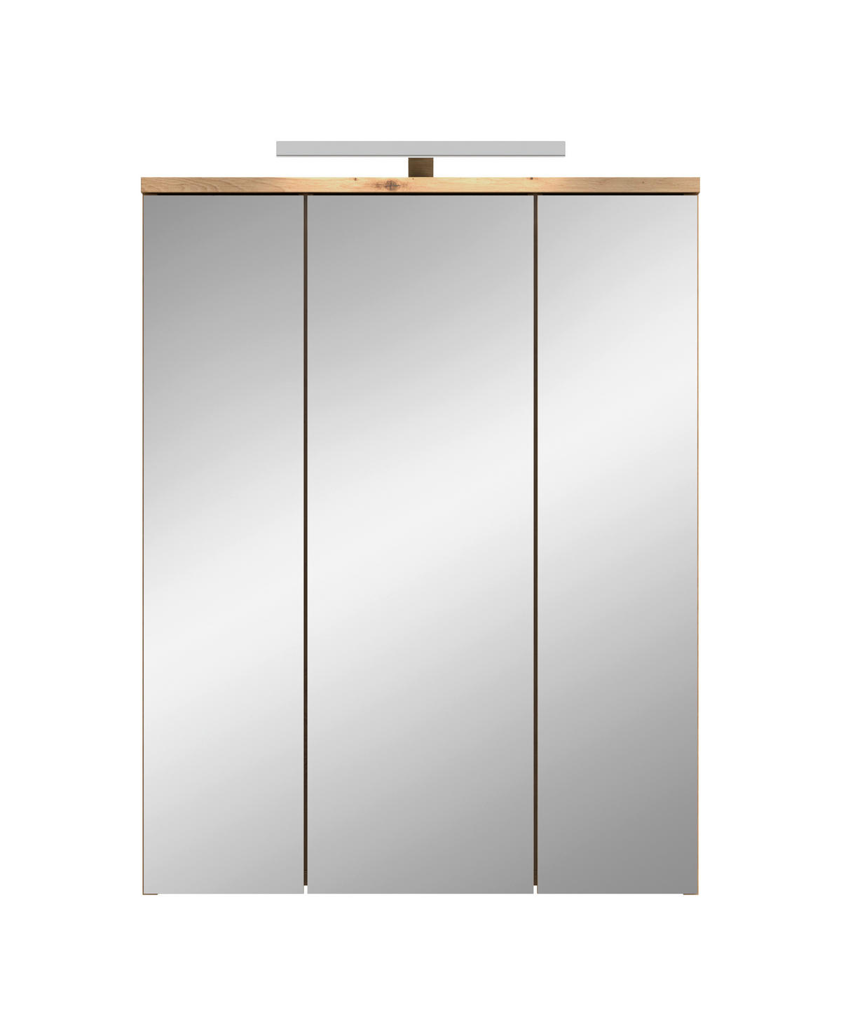 SPIEGELSCHRANK 60/77/21 cm  - Eiche Artisan, Trend, Glas/Holzwerkstoff (60/77/21cm) - MID.YOU