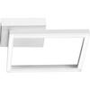 LED-DECKENLEUCHTE Bard 30/30/5,5 cm   - Weiß, Design, Kunststoff/Metall (30/30/5,5cm) - Fabas Luce