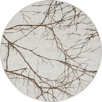 WEBTEPPICH Wohnzimmer 200 cm Creation Creme rund  - Creme, Basics, Textil (200cm) - Novel