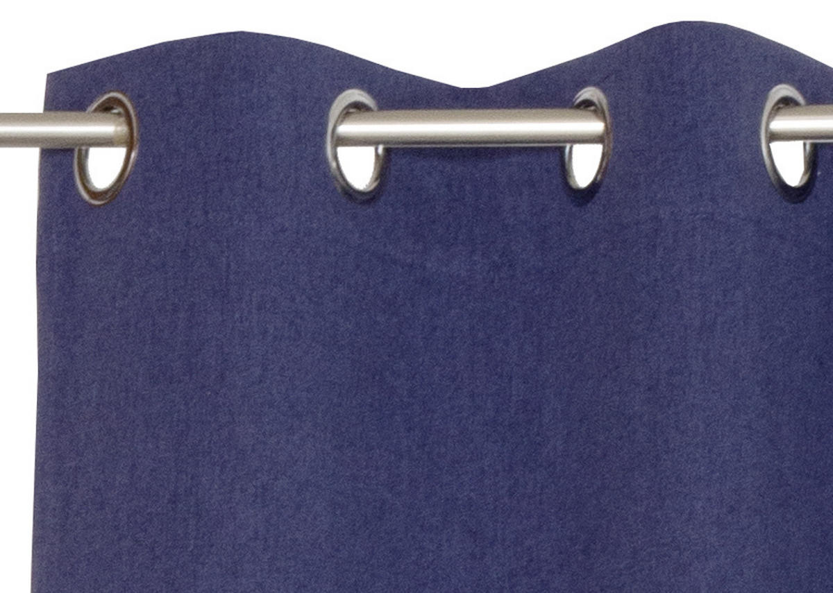 ÖSENVORHANG blickdicht  - Dunkelblau, Basics, Textil (140/250cm) - Esprit