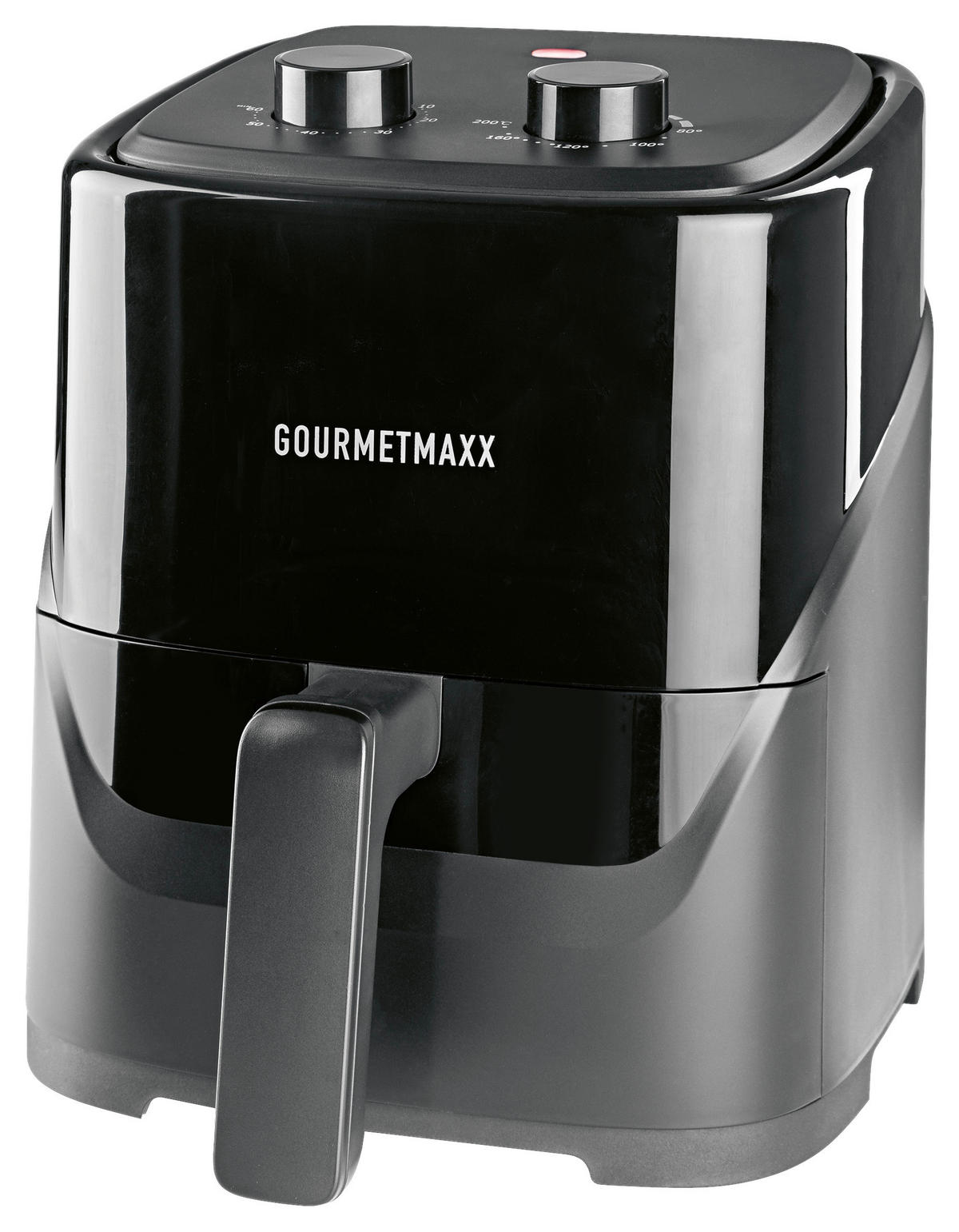 HEISSLUFTFRITTEUSE GOURMETmaxx 3,2 L  - Schwarz, Basics, Kunststoff (34,1/25,4/30cm) - GOURMETMAXX