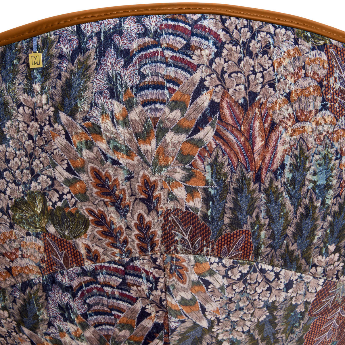 SESSEL Jacquard Kombination Echtleder/Stoff Senfgelb  - Senfgelb/Nickelfarben, Design, Leder/Textil (84/81/79cm) - Koinor