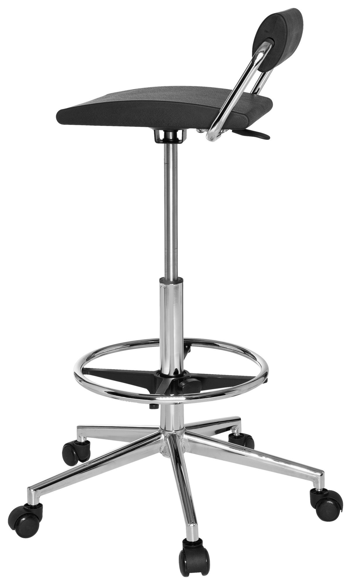 KONTORSPALL  svart  - svart, Modern, metall/plast (62/80/62cm) - MID.YOU