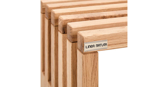 BLUMENTISCH in Holz 31/31/63,5 cm  - Eichefarben, Natur, Holz (31/31/63,5cm) - Linea Natura