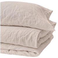 BETTWÄSCHE 2-teilig LEINEN 135/200 cm  - Beige, Basics, Textil (135/200cm)