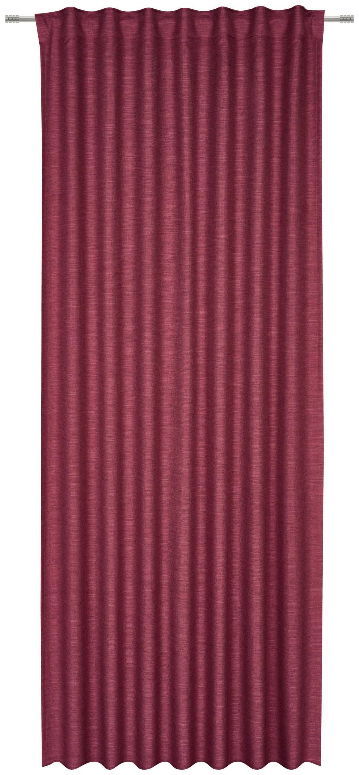 GARDINLÄNGD ej transparent bordeaux /140/255 cm