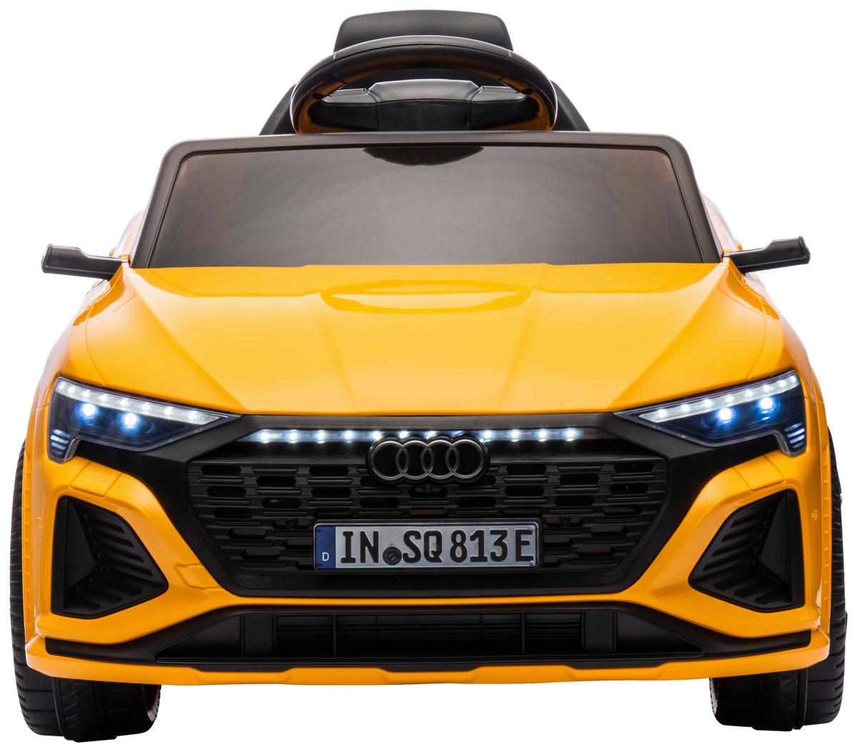 ELEKTRO-KINDERAUTO AUDI SQ8 E-TRON Gelb, Schwarz  - Gelb/Schwarz, KONVENTIONELL, Kunststoff/Metall (99/54/46cm)