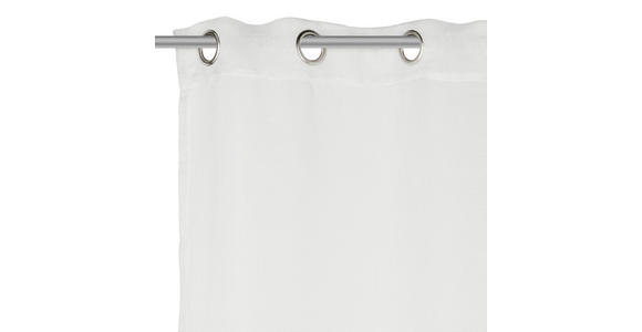 ÖSENVORHANG halbtransparent  - Weiß, Trend, Textil (140/260cm) - Dieter Knoll