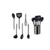 SADA KUCHYNSKÉHO NÁRADIA 7-dielne - čierna, Basics, kov/plast (13cm) - Echtwerk