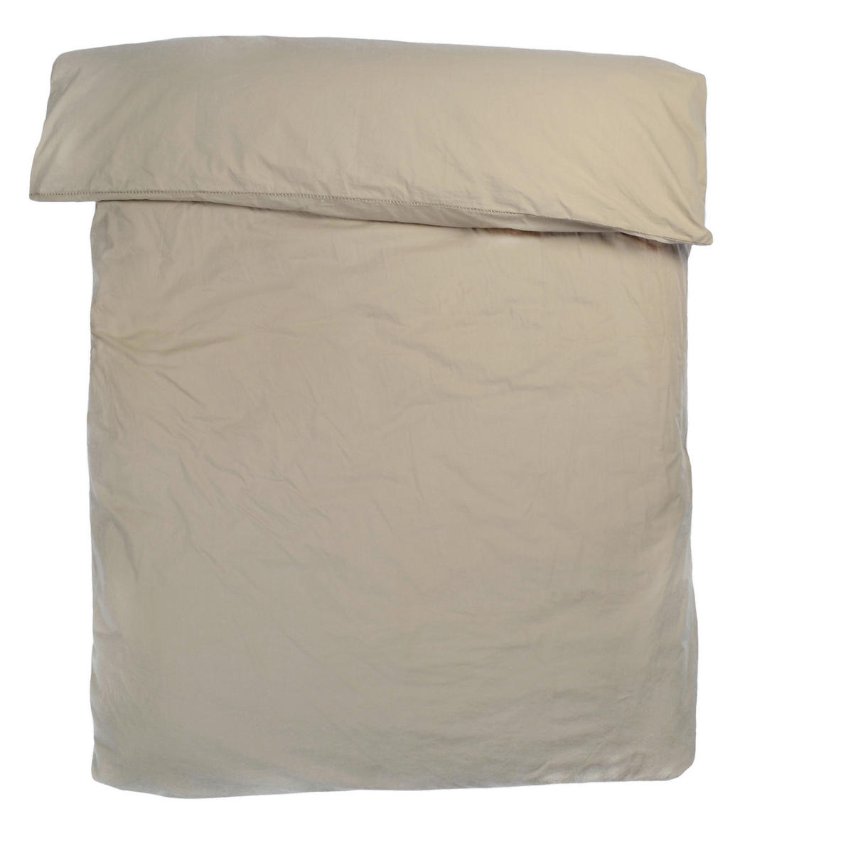 BETTDECKENBEZUG EASY Perkal 155/220 cm  - Naturfarben, Basics, Textil (155/220cm) - Zoeppritz