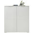 HIGHBOARD Hochglanz, lackiert Weiß - Alufarben/Weiß, Design, Glas/Holzwerkstoff (123/135/40cm) HIGHBOARD Hochglanz, lackiert Weiß - Alufarben/Weiß, Design, Glas/Holzwerkstoff (123/135/40cm)