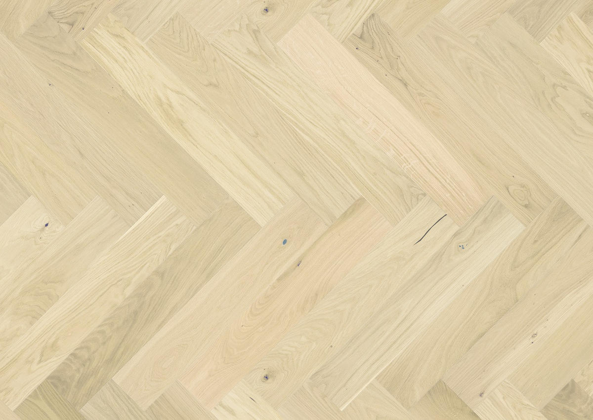 FISCHGRÄT Eiche Bianco  per  m² - Eichefarben, Design, Holz (72,5/13/1,4cm) - Ambiente