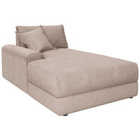 BIGSOFA Cord Rosa  - Schwarz/Rosa, MODERN, Kunststoff/Textil (117/93/190cm) - Carryhome