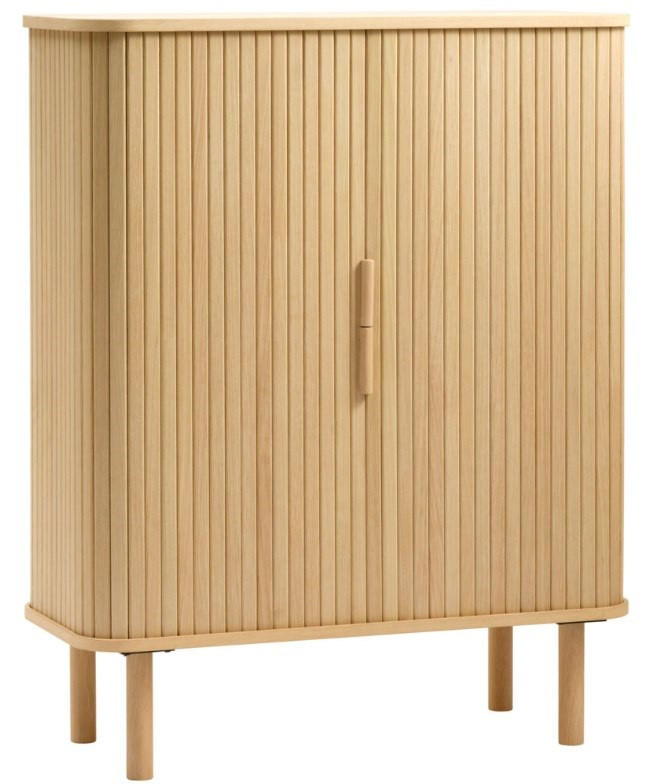 HÖG BYRÅ ekfärgad  90/113/40 cm  - ekfärgad, Design, trämaterial/trä (90/113/40cm) - Niels Andersson