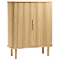 HÖG BYRÅ ekfärgad  90/113/40 cm  - ekfärgad, Design, trämaterial/trä (90/113/40cm) - Niels Andersson