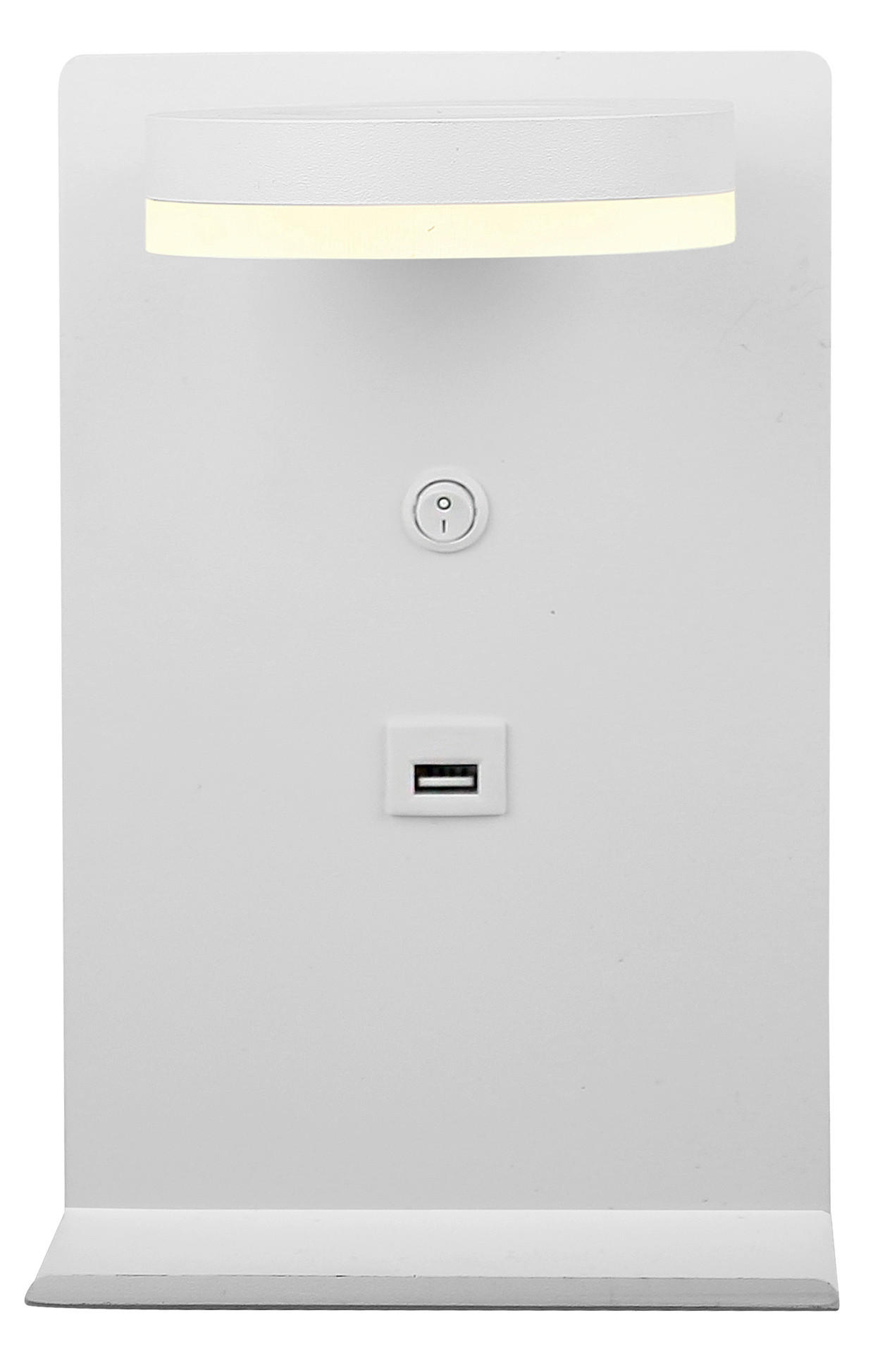 LED VÄGGLAMPA Compact 15/10/23 cm   - vit, Klassisk, metall (15/10/23cm)