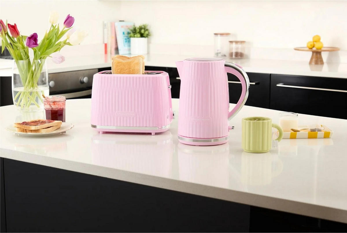 WASSERKOCHER Wasserkocher 1,7 L  - Hellrosa, Basics, Kunststoff (16/25/22,5cm) - Russell Hobbs