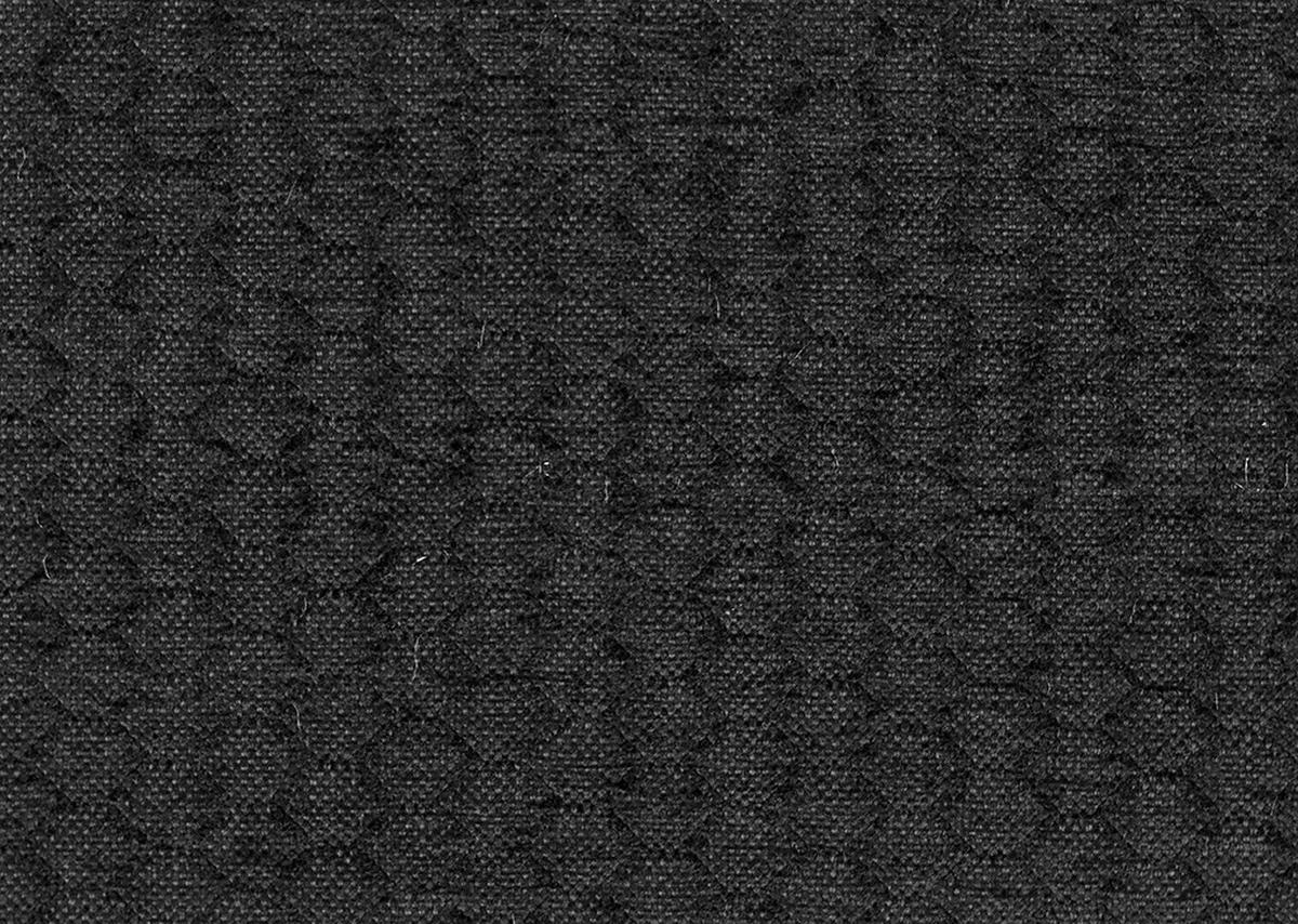 RÉCAMIERE in Flachgewebe Schwarz  - Schwarz, Design, Holz/Textil (205/87/94cm) - Bali