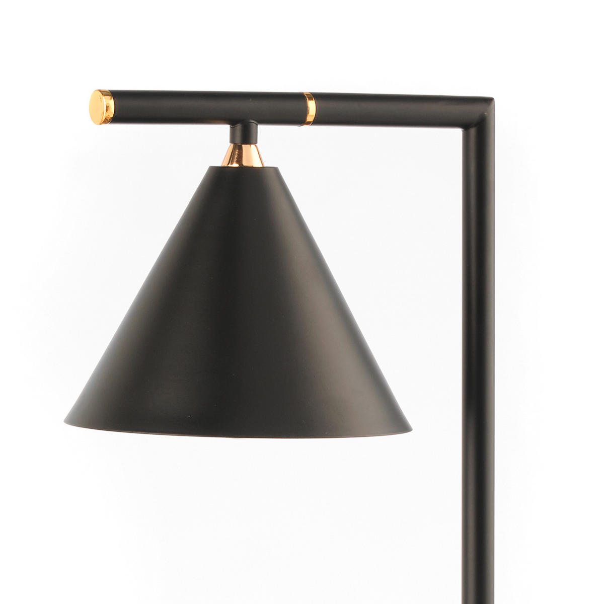TISCHLEUCHTE 21/21/45 cm   - Schwarz, Design, Metall (21/21/45cm)