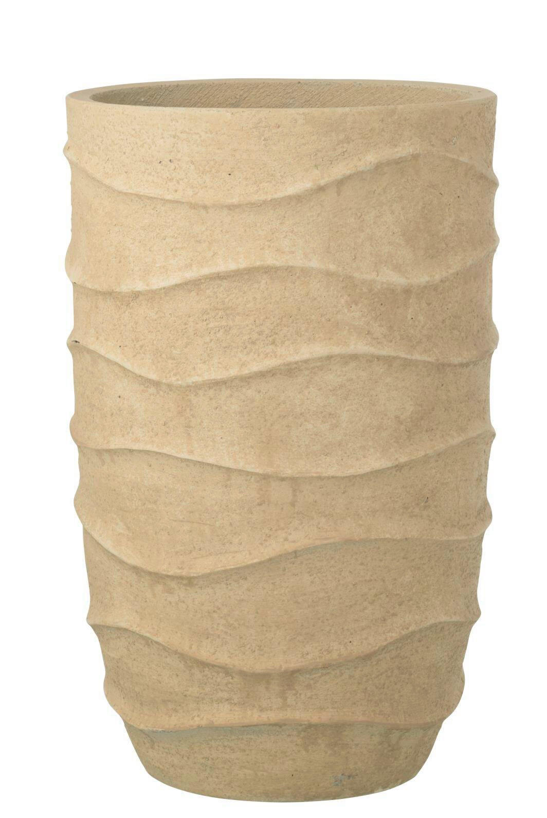 ÜBERTOPF - Beige, Basics, Stein (33,5/33,5/53,5cm)