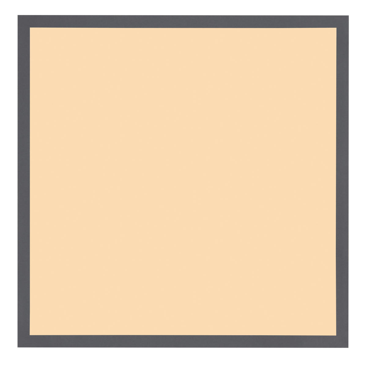 LED PANEL, 59/59/6,5 cm - grafitová/opálová, Basics, kov/plast (59/59/6,5cm) - Globo