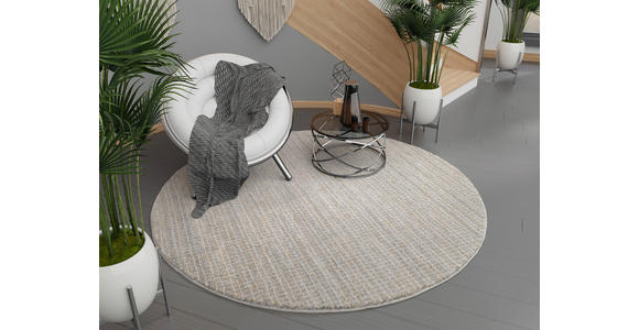WEBTEPPICH 160/160 cm Grau - Grau, Design, Textil (160/160cm) - Novel