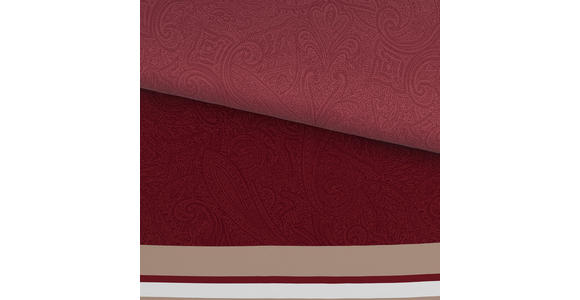 BETTWÄSCHE Mavie Satin 140/200 cm - Rot, KONVENTIONELL, Textil (140/200cm) - Novel