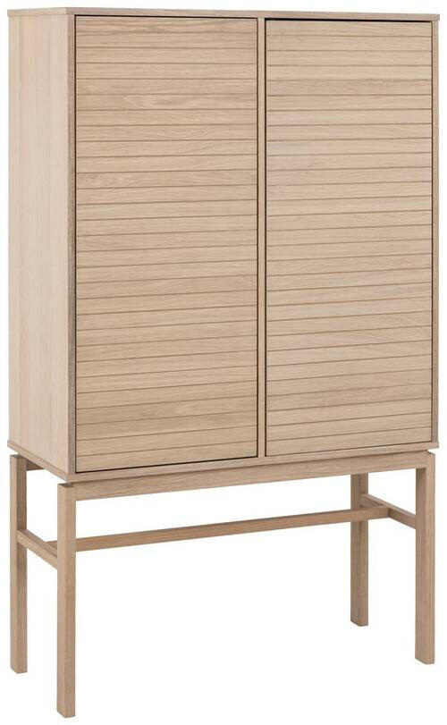 HIGHBOARD  in 90,8/150/40 cm  - Eichefarben/Weiß, Design, Holz/Holzwerkstoff (90,8/150/40cm) - Livetastic
